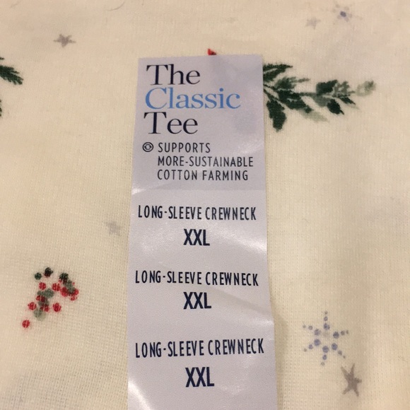 Winter Cardinals Longsleeve Crewneck Tee Size XXL, NWT %100 Cotton - Picture 3 of 12